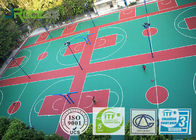 Outdoor Basketball Court Flooring Material , Modular Basketball Flooring High Rebound Force
