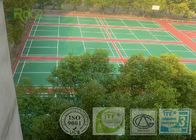 Professional Sport Court Flooring , Outdoor Badminton Court With Closed Surfaces