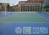 Synthetic Silicone PU Sport Court Flooring Non Toxic For Volleyball Play