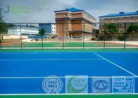 Synthetic Silicone PU Sport Court Flooring Non Toxic For Volleyball Play