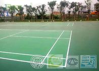 Professional Sport Court Flooring , Outdoor Badminton Court With Closed Surfaces