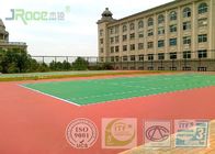 Water Base Rubber Basketball Court Outdoor Floor Easy Installation High Performance