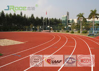 Full Pour Running Track Flooring , Prefabricated Rubber Athletic Track Anti UV