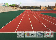 Breathable High School Running Tracks Material , Iaaf Approved Track Surfaces